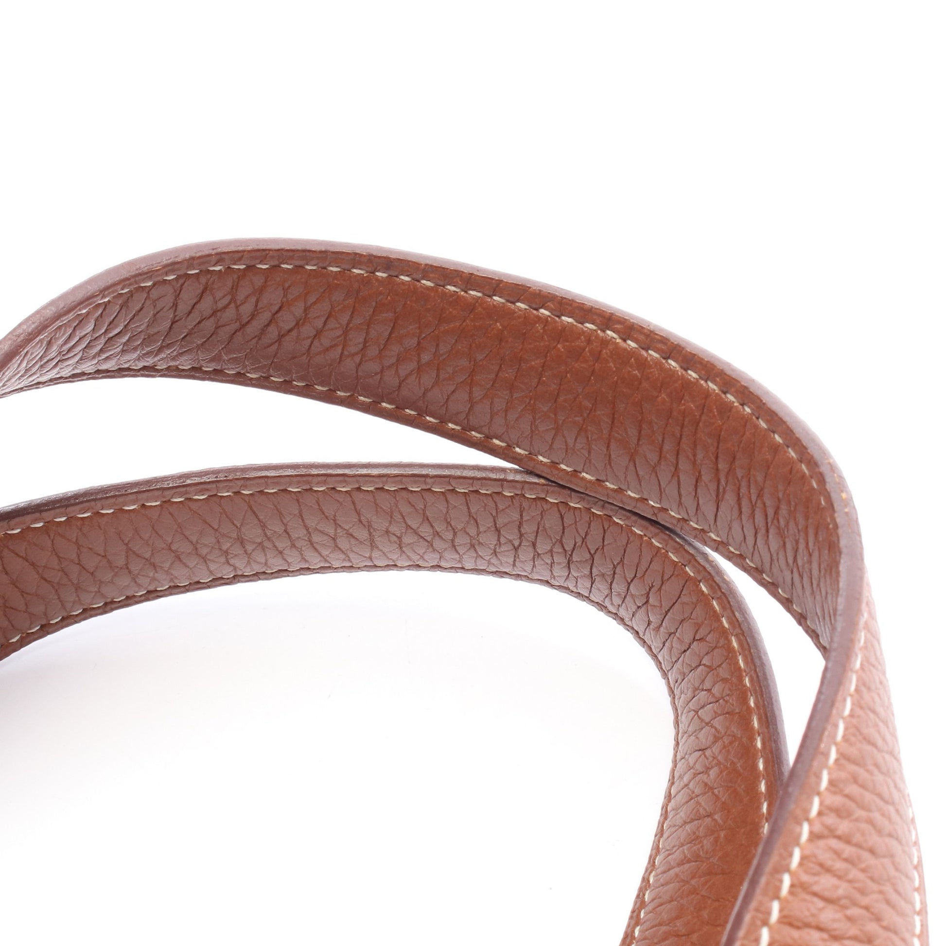 ピコタンロックPM ゴールド ハンドバッグ トリヨンクレマンス ブラウン ゴールド金具 Z刻印 エルメス バッグ HERMES