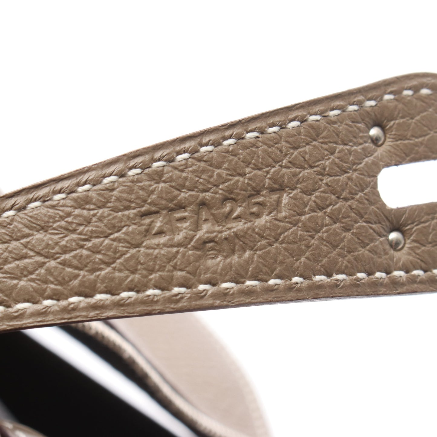 リンディ26 エトゥープ ショルダーバッグ トリヨンクレマンス グレーブラウン シルバー金具 Z刻印 エルメス バッグ HERMES