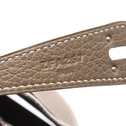 リンディ26 エトゥープ ショルダーバッグ トリヨンクレマンス グレーブラウン シルバー金具 Z刻印 エルメス バッグ HERMES