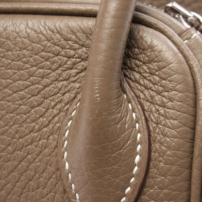 リンディ26 エトゥープ ショルダーバッグ トリヨンクレマンス グレーブラウン シルバー金具 Z刻印 エルメス バッグ HERMES