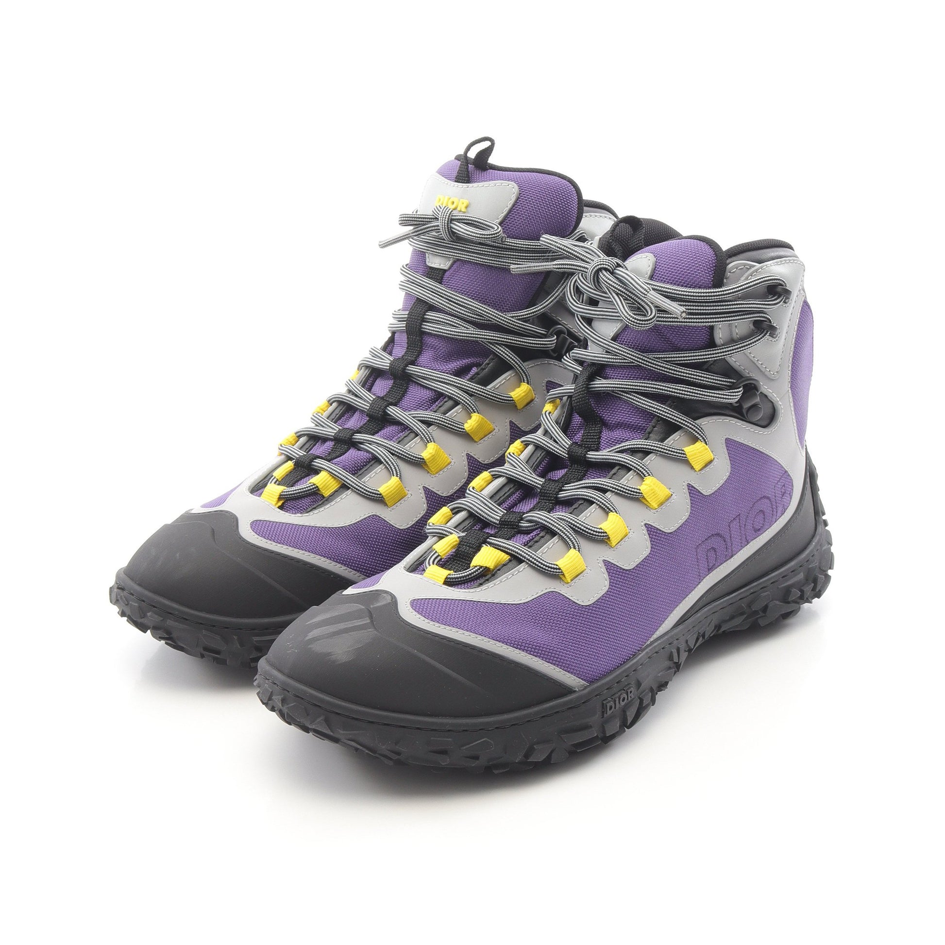 Diorizon Hiking Boot ブーツ ファブリック ブラック パープル イエロー ディオール シューズ DIOR