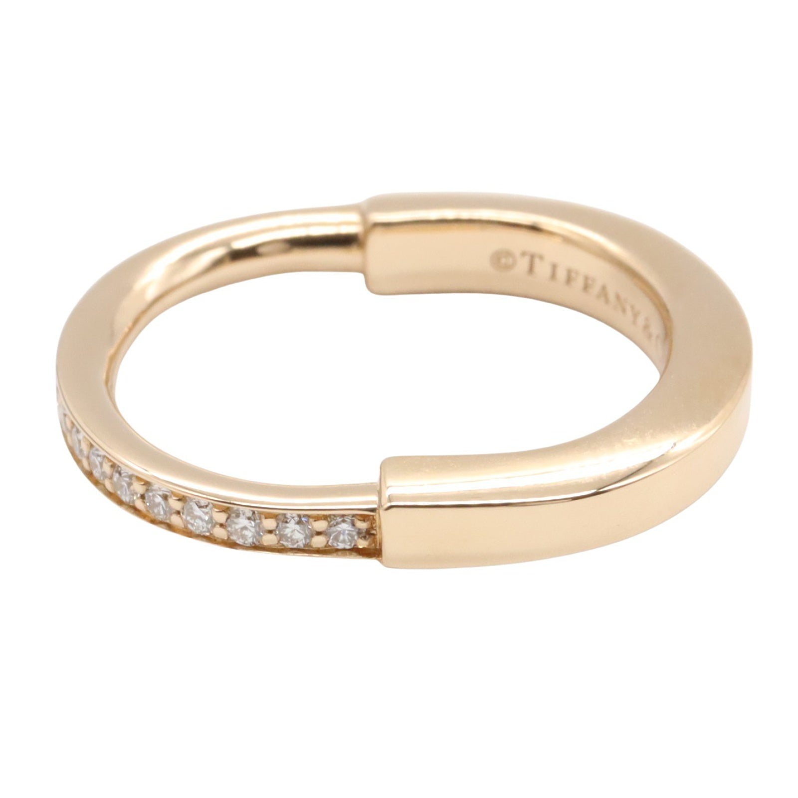 ロック ダイヤリング リング 指輪 K18PG（ピンクゴールド） ダイヤモンド クリア ティファニー アクセサリー TIFFANY & Co.