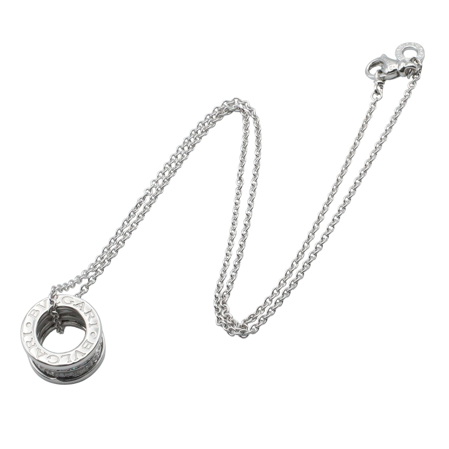 B-zero1 ネックレス ダイヤ ネックレス K18WG（ホワイトゴールド） ダイヤモンド クリア ブルガリ アクセサリー BVLGARI