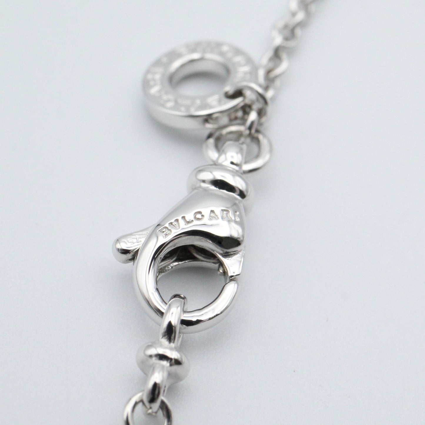 B-zero1 ネックレス ダイヤ ネックレス K18WG（ホワイトゴールド） ダイヤモンド クリア ブルガリ アクセサリー BVLGARI