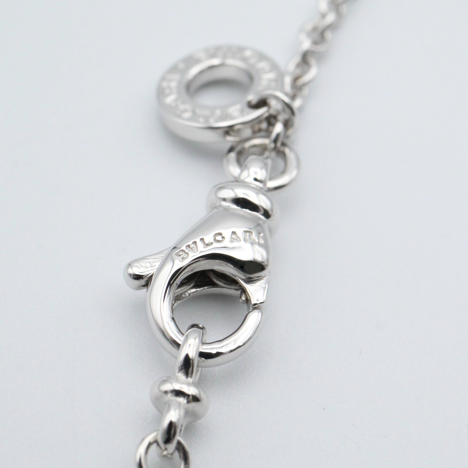 B-zero1 ネックレス ダイヤ ネックレス K18WG（ホワイトゴールド） ダイヤモンド クリア ブルガリ アクセサリー BVLGARI