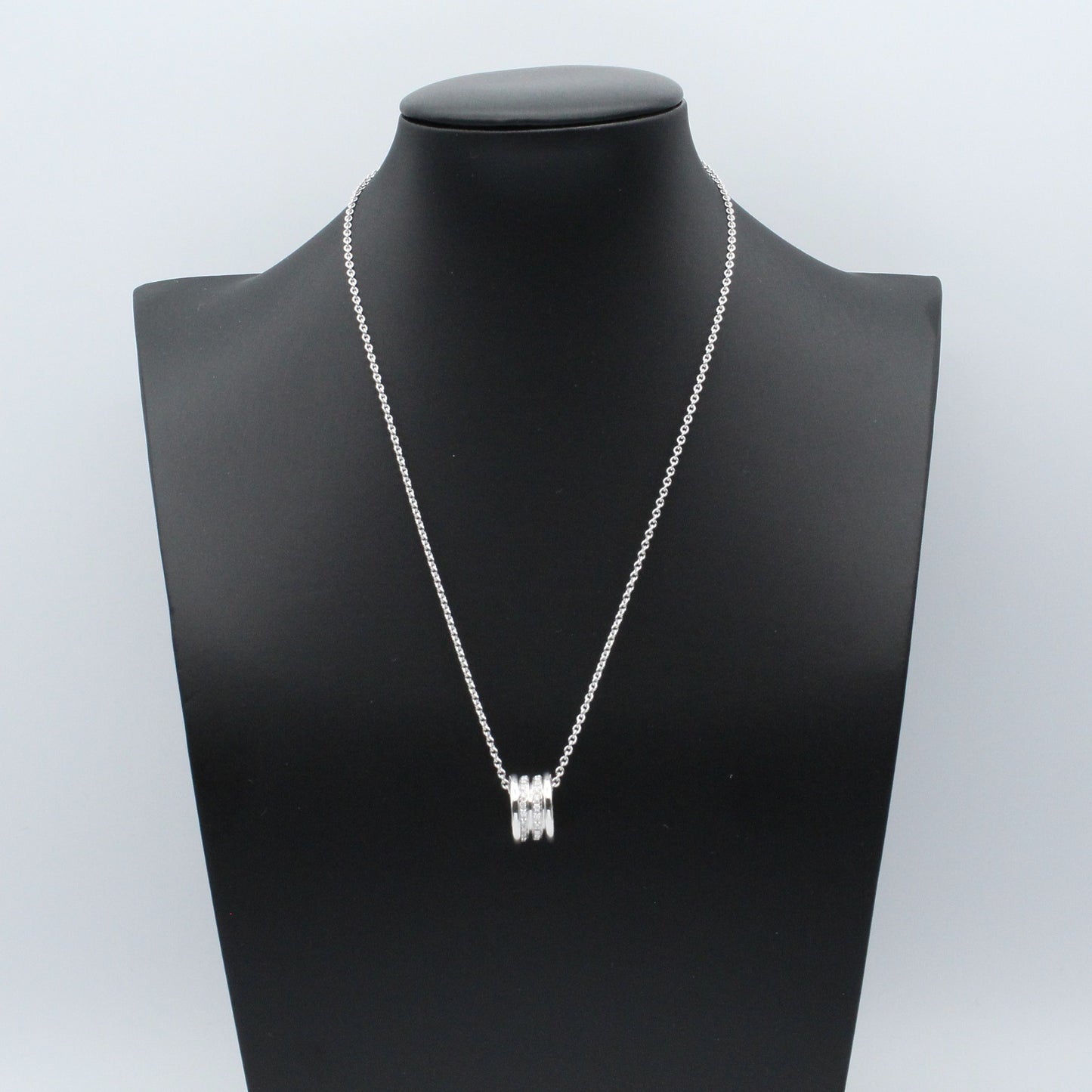 B-zero1 ネックレス ダイヤ ネックレス K18WG（ホワイトゴールド） ダイヤモンド クリア ブルガリ アクセサリー BVLGARI