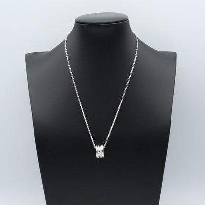 B-zero1 ネックレス ダイヤ ネックレス K18WG（ホワイトゴールド） ダイヤモンド クリア ブルガリ アクセサリー BVLGARI