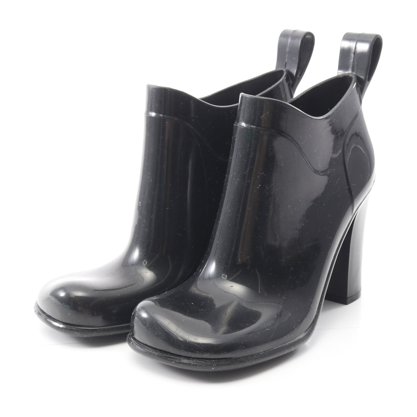 Shine rubber ankle boots アンクル ブーツ ラバー ブラック ボッテガヴェネタ シューズ BOTTEGA VENETA