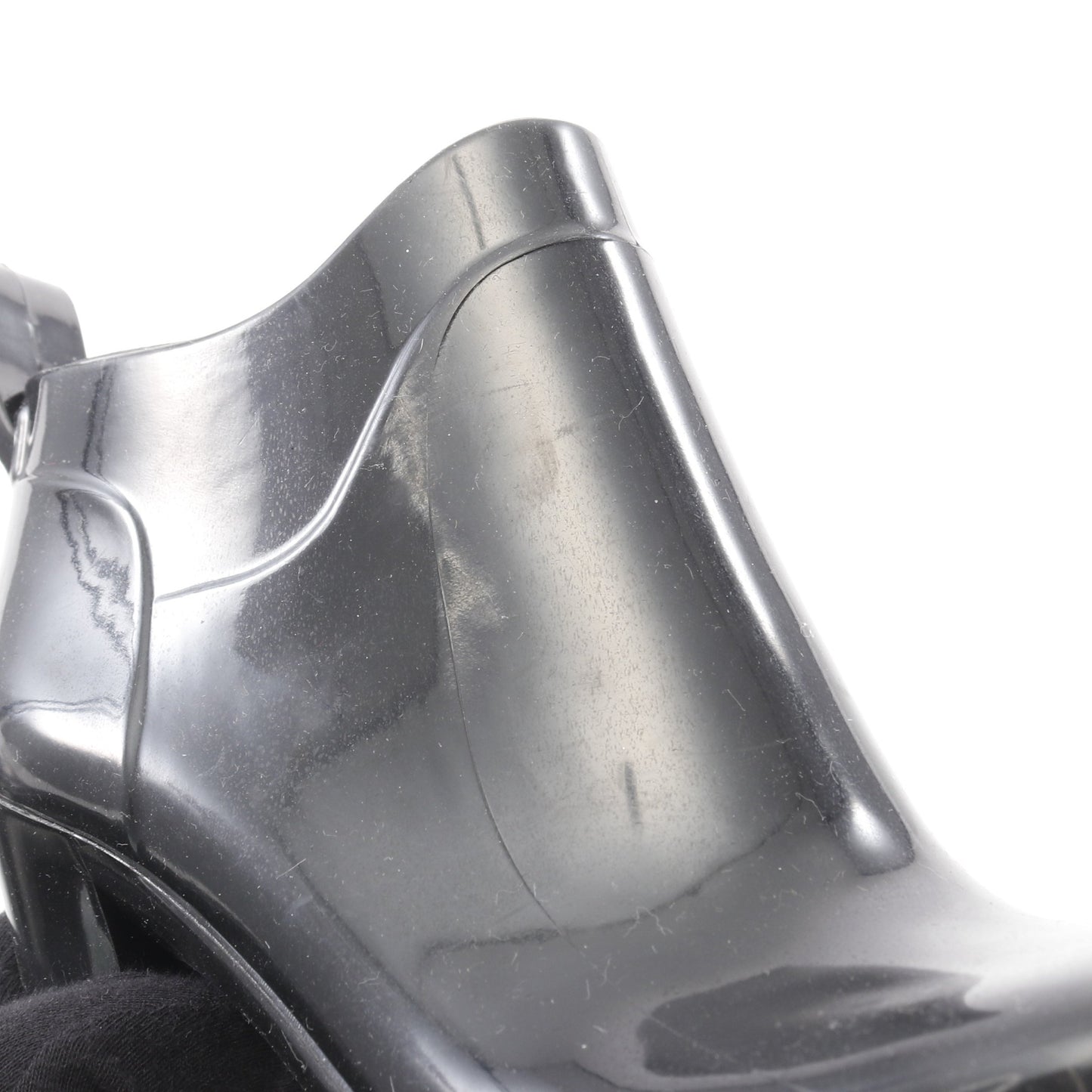 Shine rubber ankle boots アンクル ブーツ ラバー ブラック ボッテガヴェネタ シューズ BOTTEGA VENETA