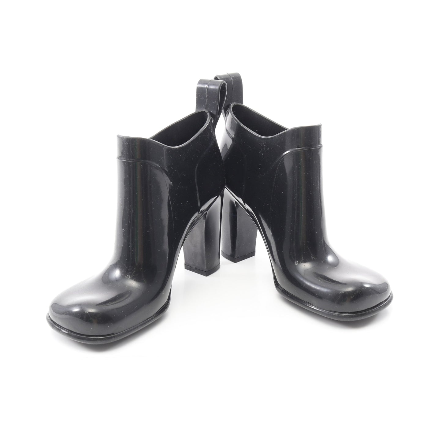 Shine rubber ankle boots アンクル ブーツ ラバー ブラック ボッテガヴェネタ シューズ BOTTEGA VENETA