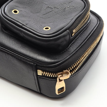 ユーティリティ クロスボディ ショルダーバッグ レザー ブラック ルイヴィトン バッグ LOUIS VUITTON