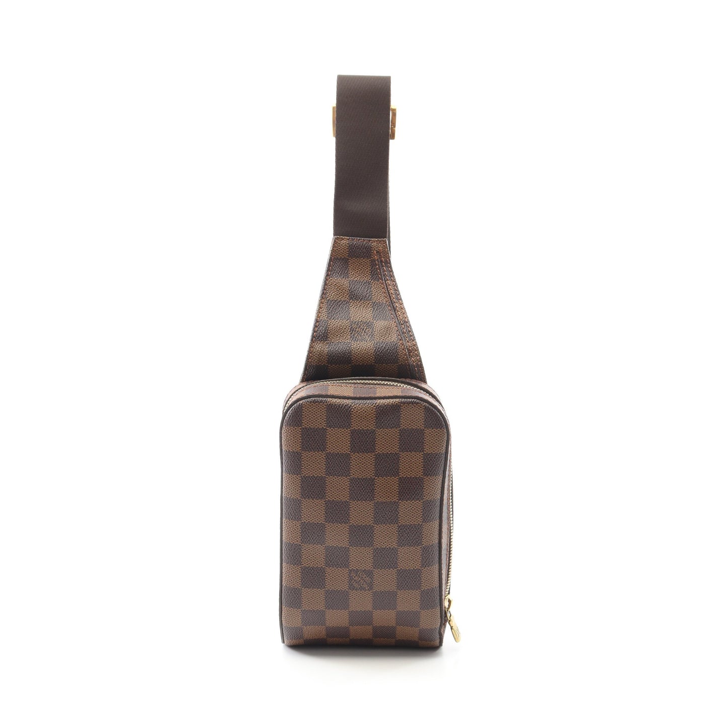 ジェロニモス ダミエエベヌ ボディバッグ PVC ブラウン ルイヴィトン バッグ LOUIS VUITTON