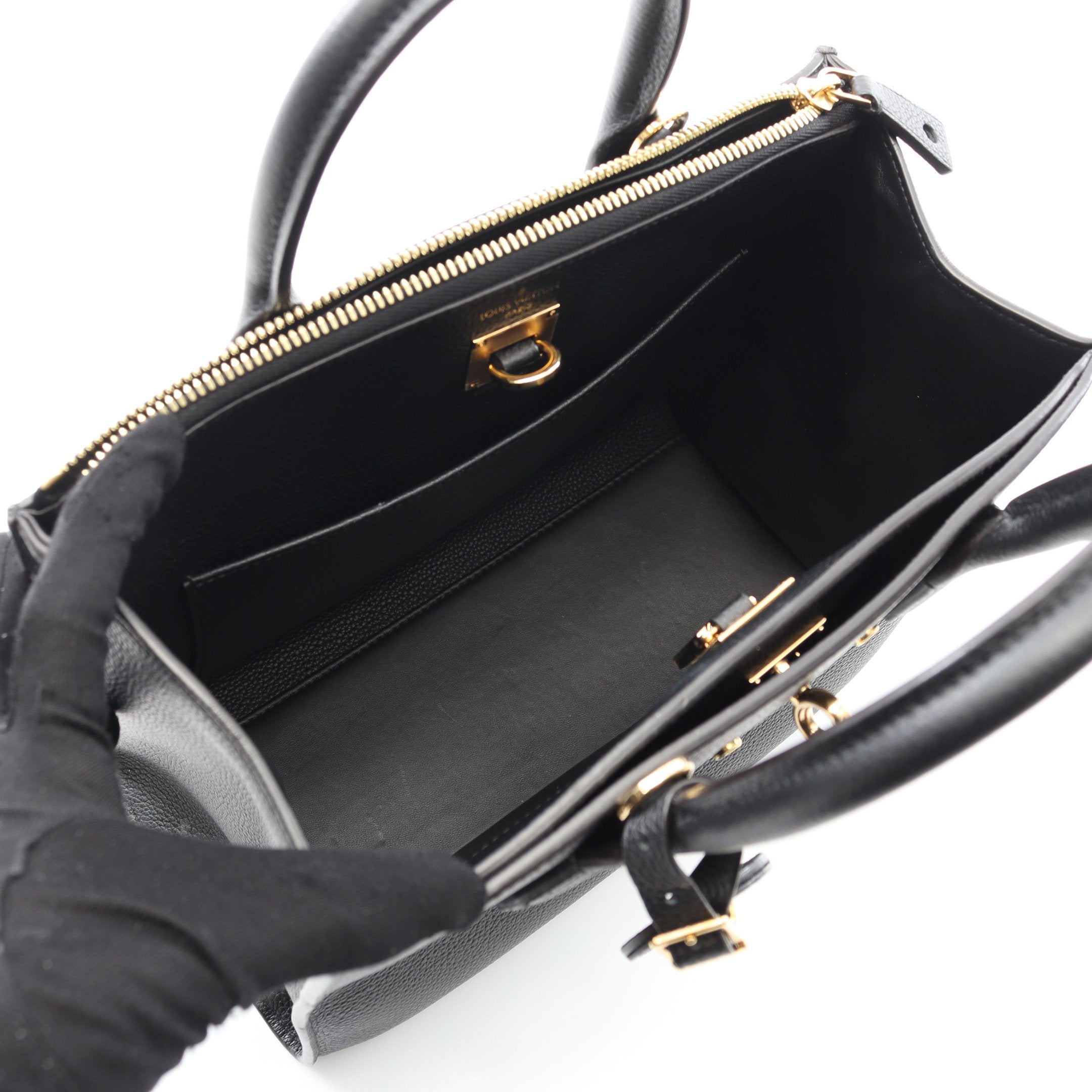 【極美品】ルイヴィトン　シティスティーマー　黒　ブラック　レザー　トート　ハンド p293_1.jpg