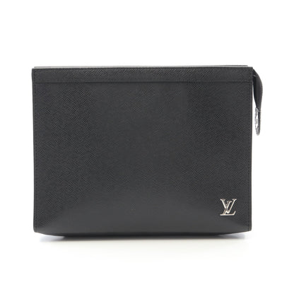 ポシェット ヴォワヤージュ タイガ ノワール クラッチバッグ レザー ブラック ルイヴィトン バッグ LOUIS VUITTON