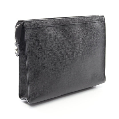 ポシェット ヴォワヤージュ タイガ ノワール クラッチバッグ レザー ブラック ルイヴィトン バッグ LOUIS VUITTON