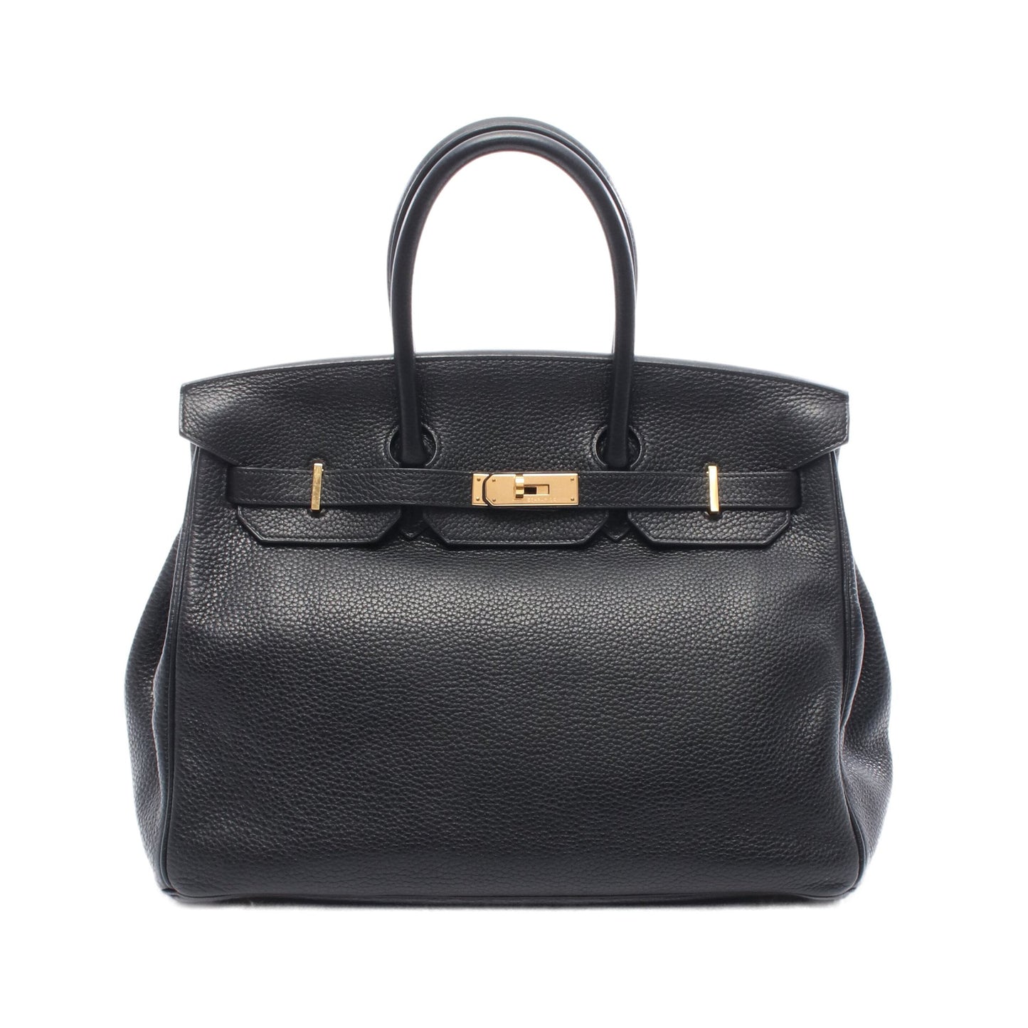バーキン35 ハンドバッグ トゴ ブラック ゴールド金具 □Q刻印 エルメス バッグ HERMES