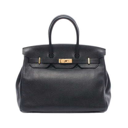 バーキン35 ハンドバッグ トゴ ブラック ゴールド金具 □Q刻印 エルメス バッグ HERMES
