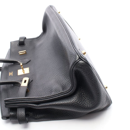 バーキン35 ハンドバッグ トゴ ブラック ゴールド金具 □Q刻印 エルメス バッグ HERMES