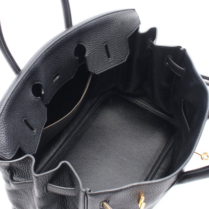 バーキン35 ハンドバッグ トゴ ブラック ゴールド金具 □Q刻印 エルメス バッグ HERMES