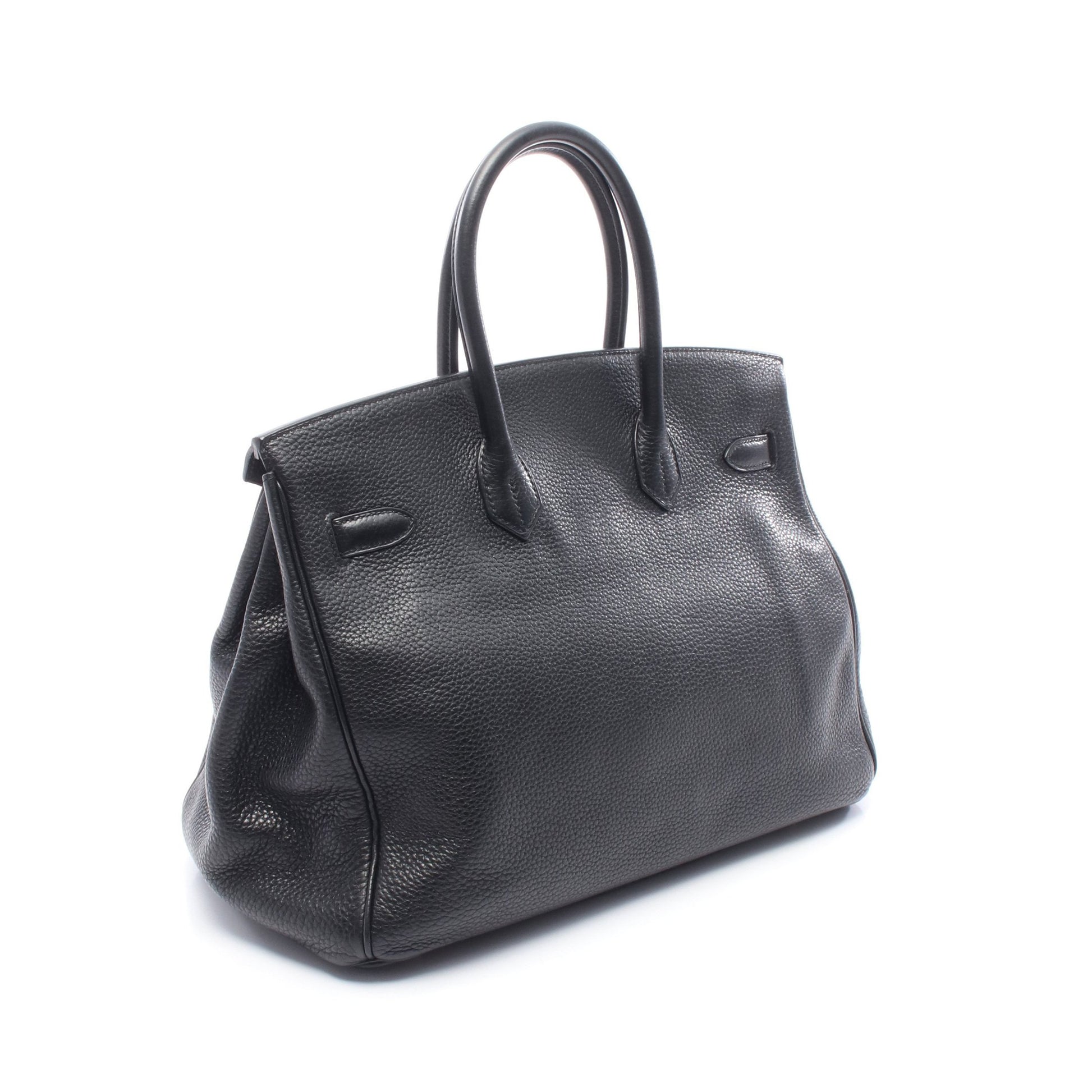 バーキン35 ハンドバッグ トゴ ブラック ゴールド金具 □Q刻印 エルメス バッグ HERMES