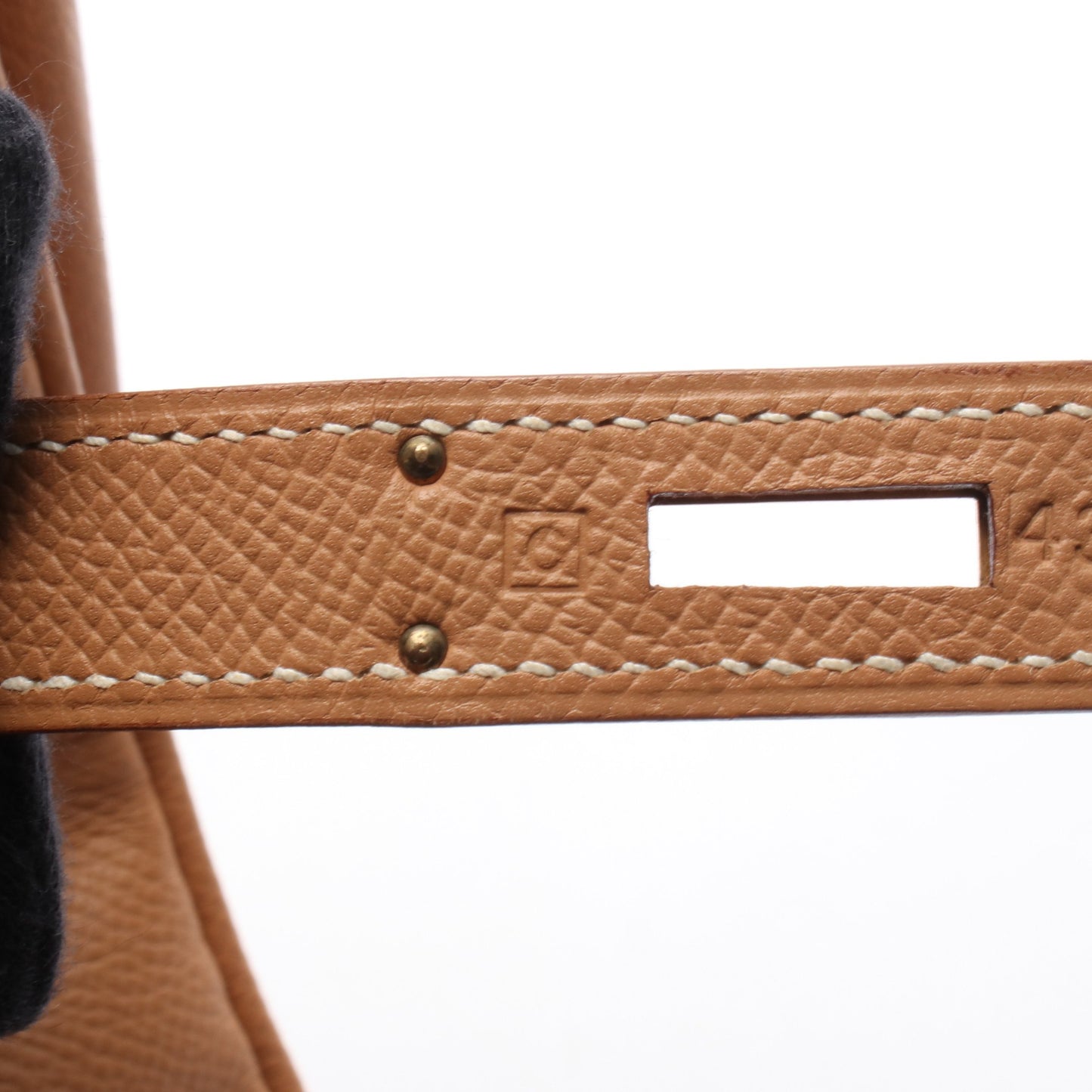 バーキン35 ナチュラル ハンドバッグ クシュベル ライトブラウン ゴールド金具 □C刻印 エルメス バッグ HERMES