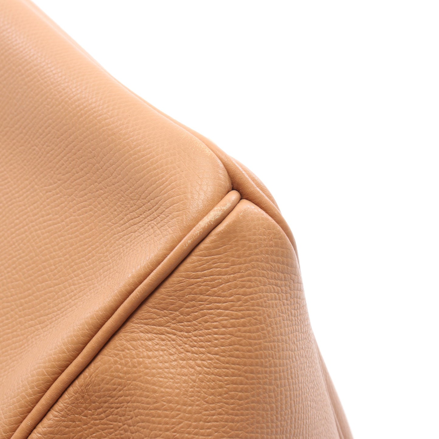 バーキン35 ナチュラル ハンドバッグ クシュベル ライトブラウン ゴールド金具 □C刻印 エルメス バッグ HERMES