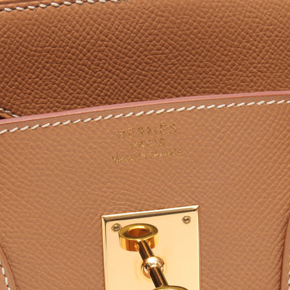 バーキン35 ナチュラル ハンドバッグ クシュベル ライトブラウン ゴールド金具 □C刻印 エルメス バッグ HERMES