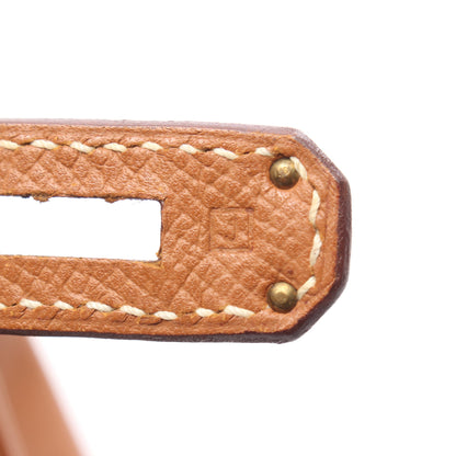 バーキン35 ハンドバッグ ヴォーエプソン ブラウン ゴールド金具 □J刻印 エルメス バッグ HERMES