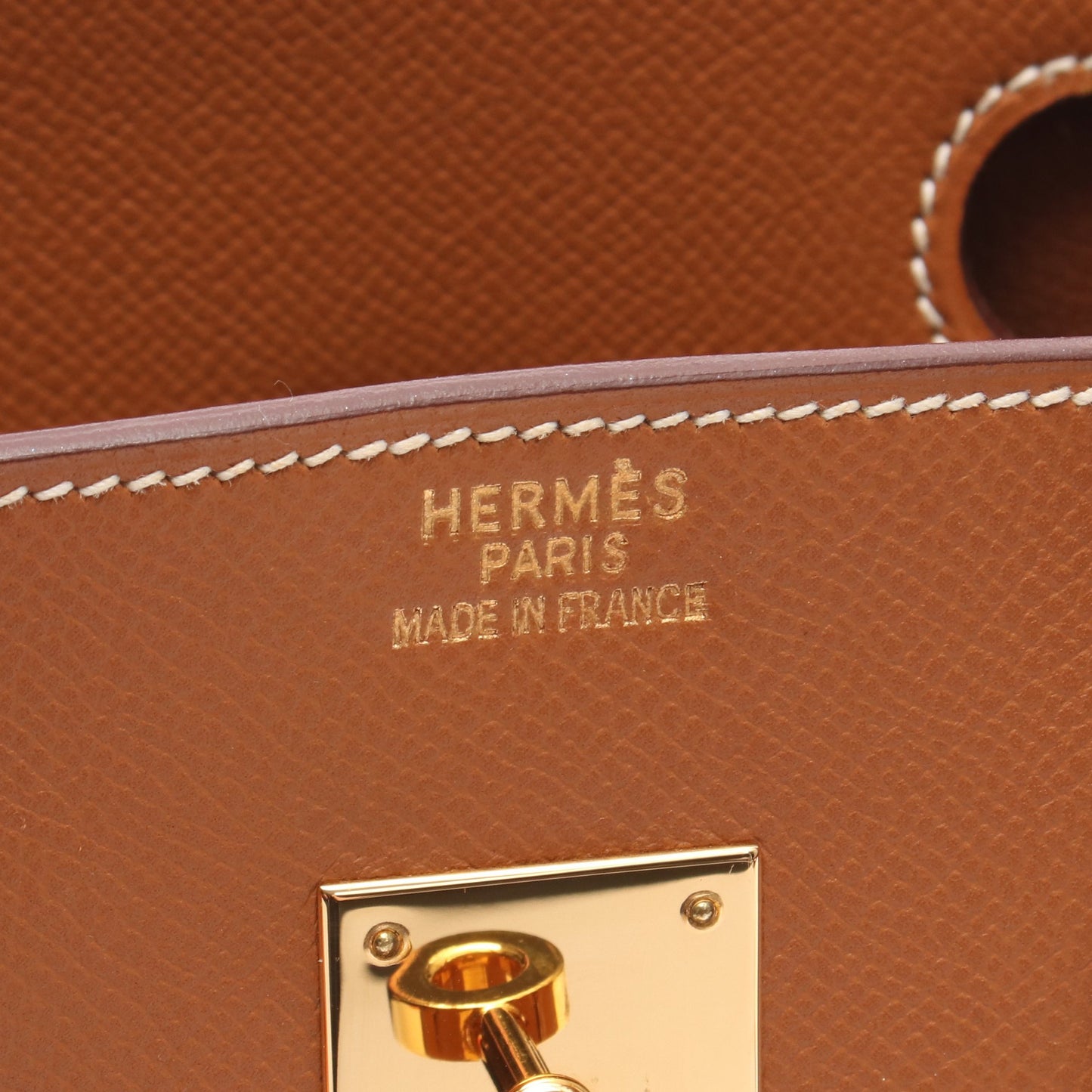 バーキン35 ハンドバッグ ヴォーエプソン ブラウン ゴールド金具 □J刻印 エルメス バッグ HERMES