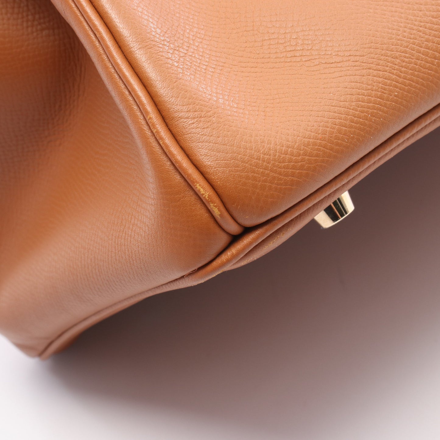 バーキン35 ハンドバッグ ヴォーエプソン ブラウン ゴールド金具 □J刻印 エルメス バッグ HERMES
