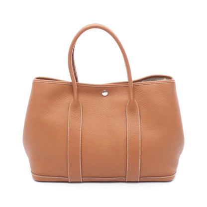 ガーデンパーティPM ハンドバッグ トートバッグ ネゴンダ ブラウン シルバー金具 D刻印 エルメス バッグ HERMES