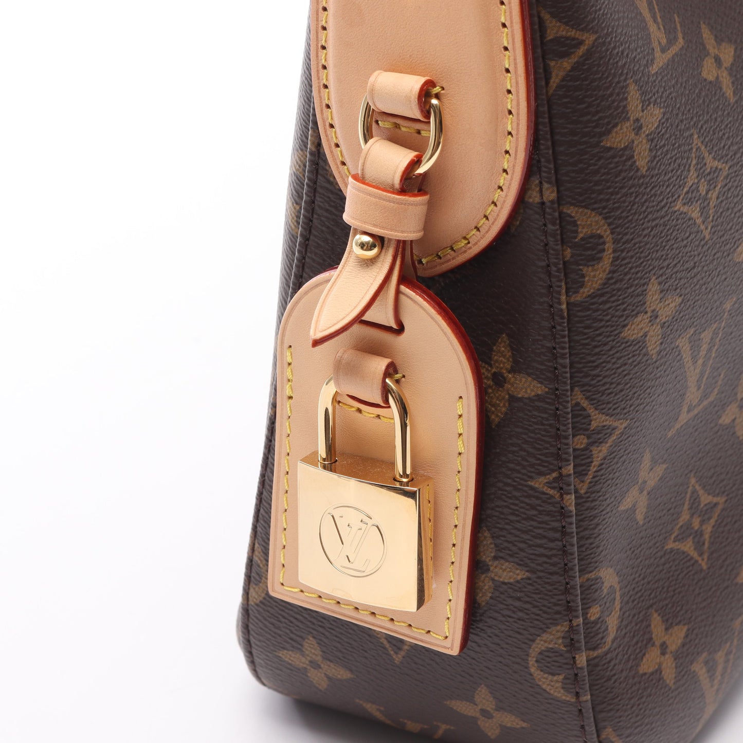 スラウチィ PM モノグラム ワンショルダーバッグ PVC レザー ブラウン ルイヴィトン バッグ LOUIS VUITTON