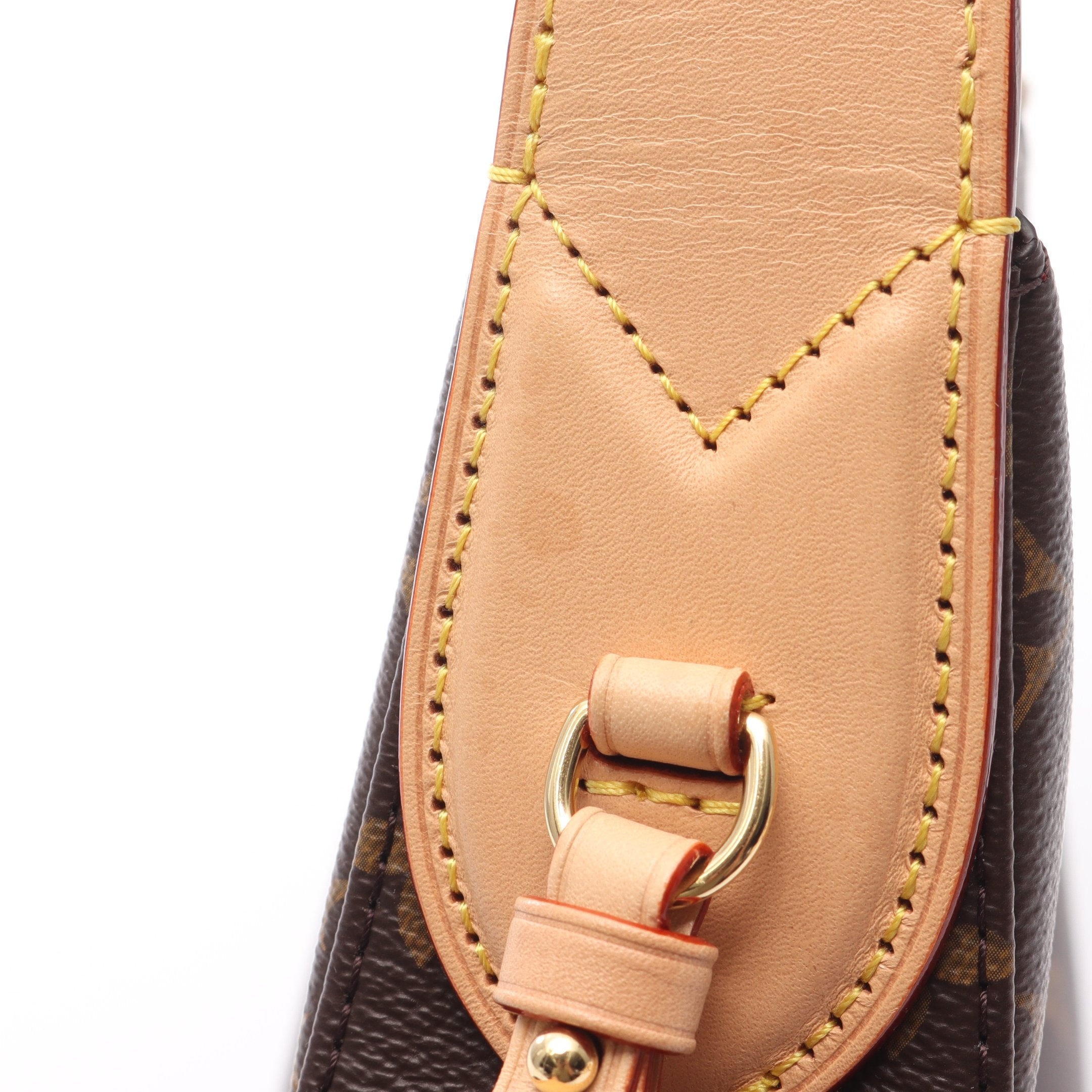 メッセンジャーPM 　モノグラム 　ショルダーバッグ 　PVC レザー ブラウン スラウチィ PM モノグラム ワンショルダーバッグ PVC レザー ブラウン