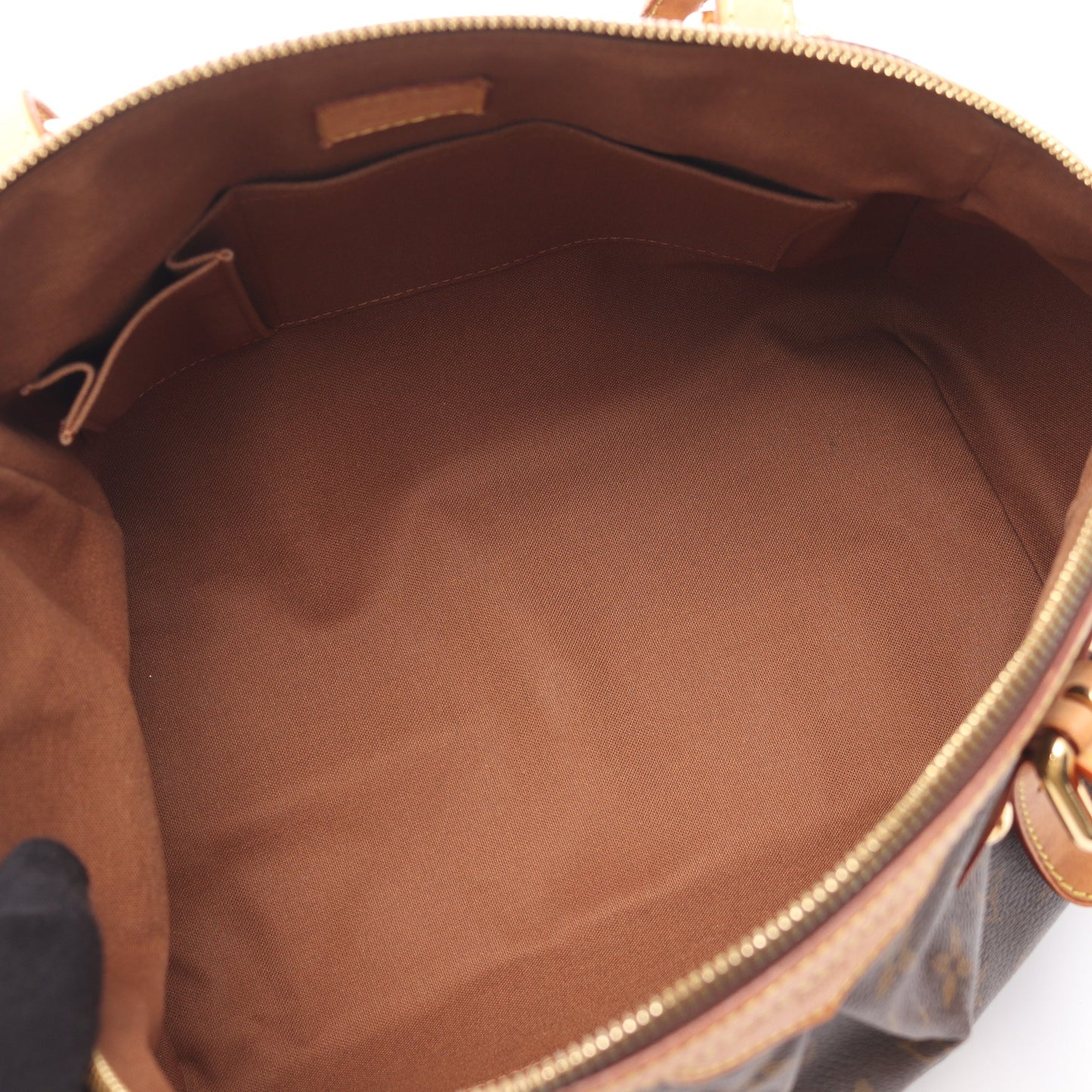 ティヴォリGM モノグラム ハンドバッグ PVC レザー ブラウン ルイヴィトン バッグ LOUIS VUITTON
