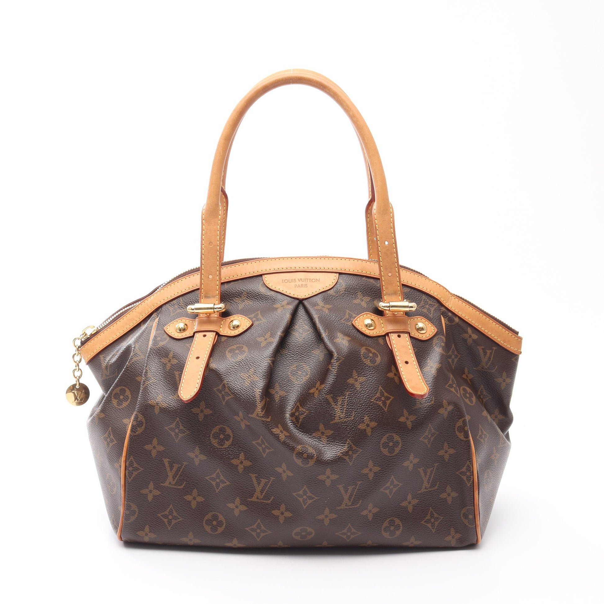 ティヴォリGM モノグラム ハンドバッグ PVC レザー ブラウン ルイヴィトン バッグ LOUIS VUITTON