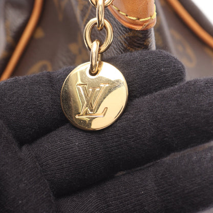 ティヴォリGM モノグラム ハンドバッグ PVC レザー ブラウン ルイヴィトン バッグ LOUIS VUITTON
