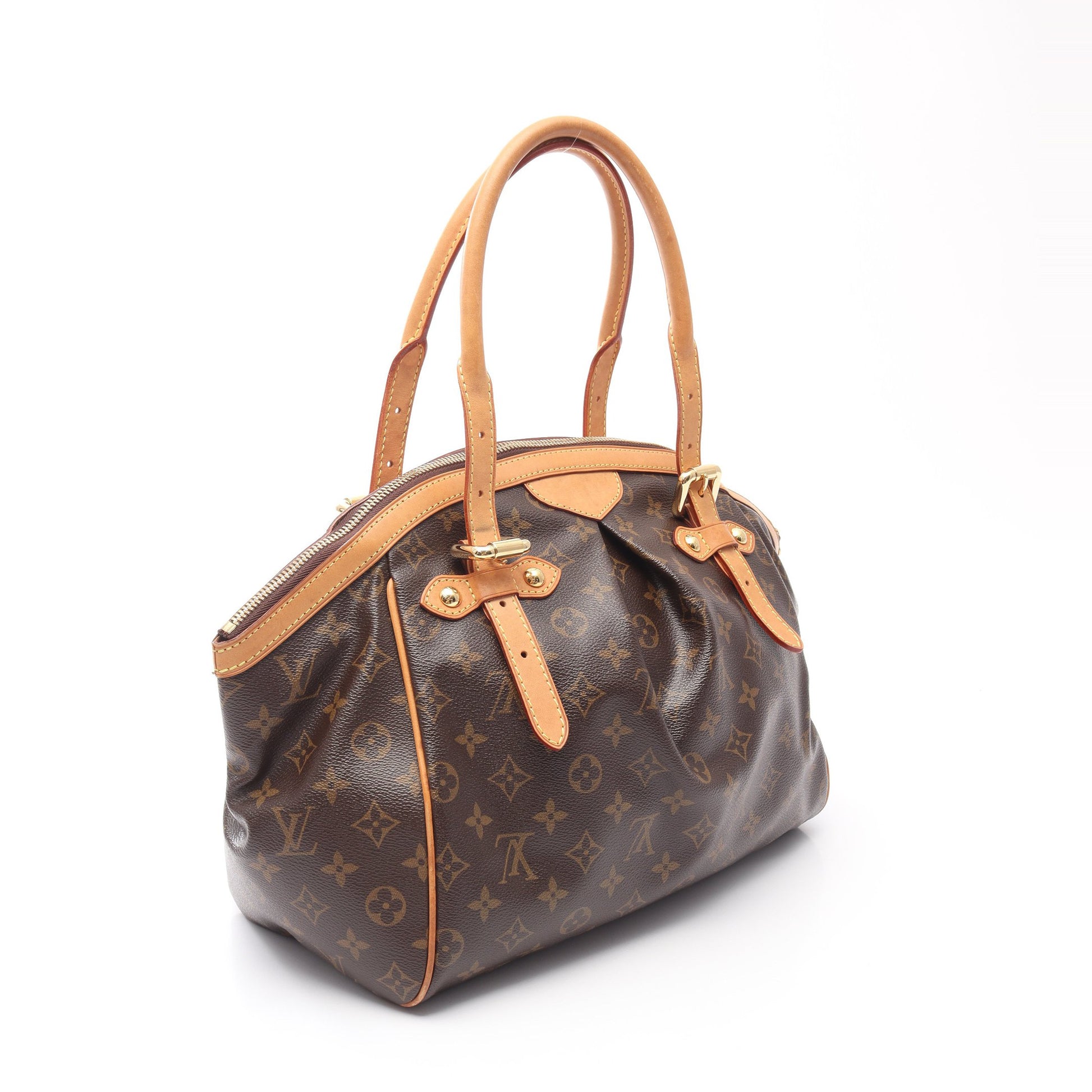 ティヴォリGM モノグラム ハンドバッグ PVC レザー ブラウン ルイヴィトン バッグ LOUIS VUITTON
