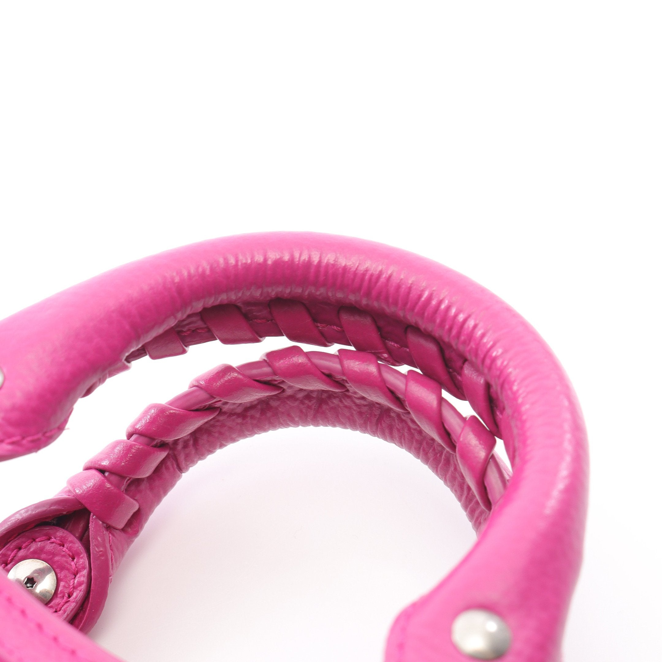 ネオ クラシック ナノ ハンドバッグ レザー ピンクパープル 2WAY