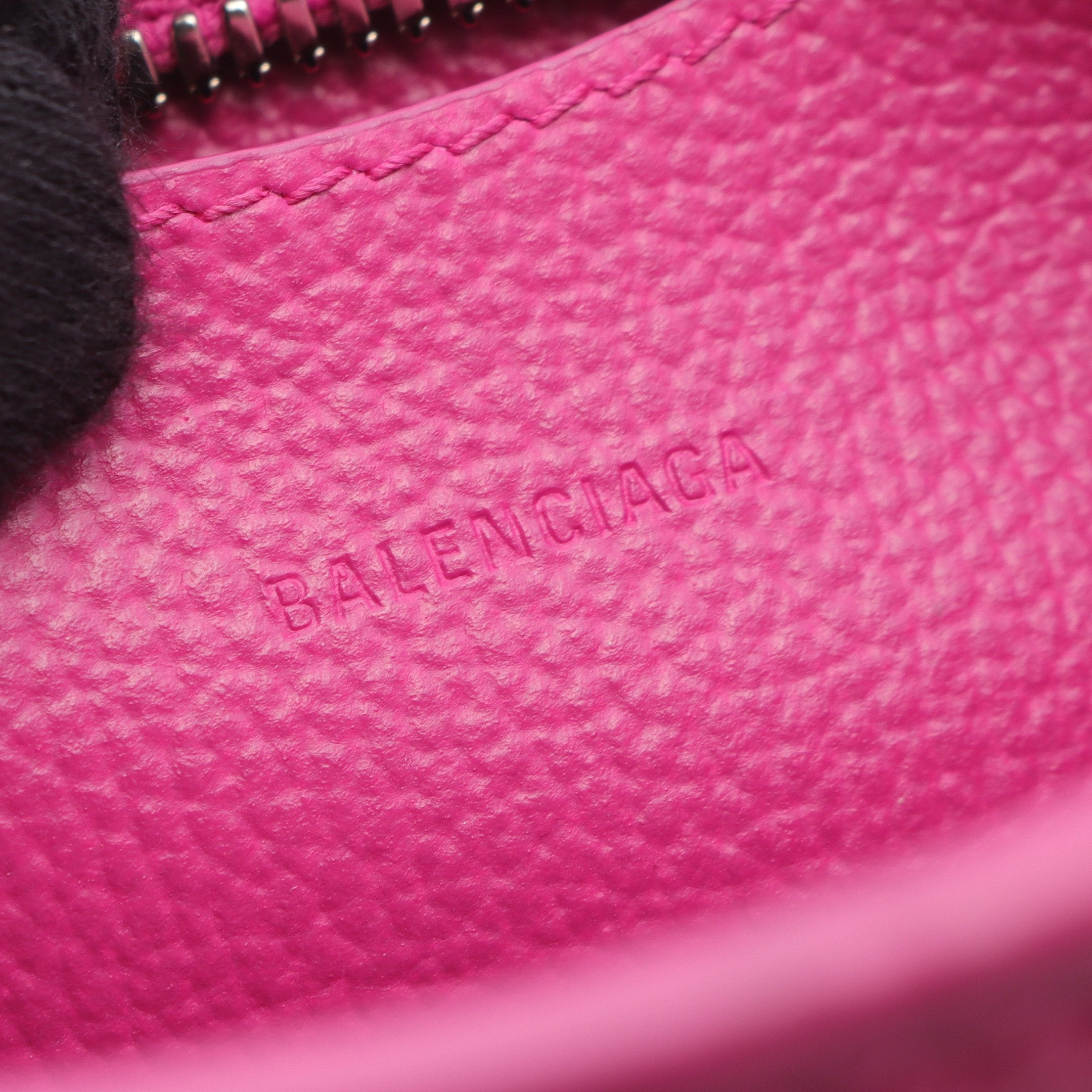 ネオ クラシック ナノ ハンドバッグ レザー ピンクパープル 2WAY