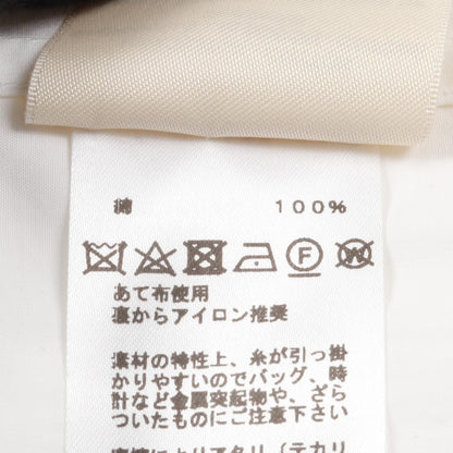 シャツワンピース コットン ホワイト エルメス ワンピース HERMES