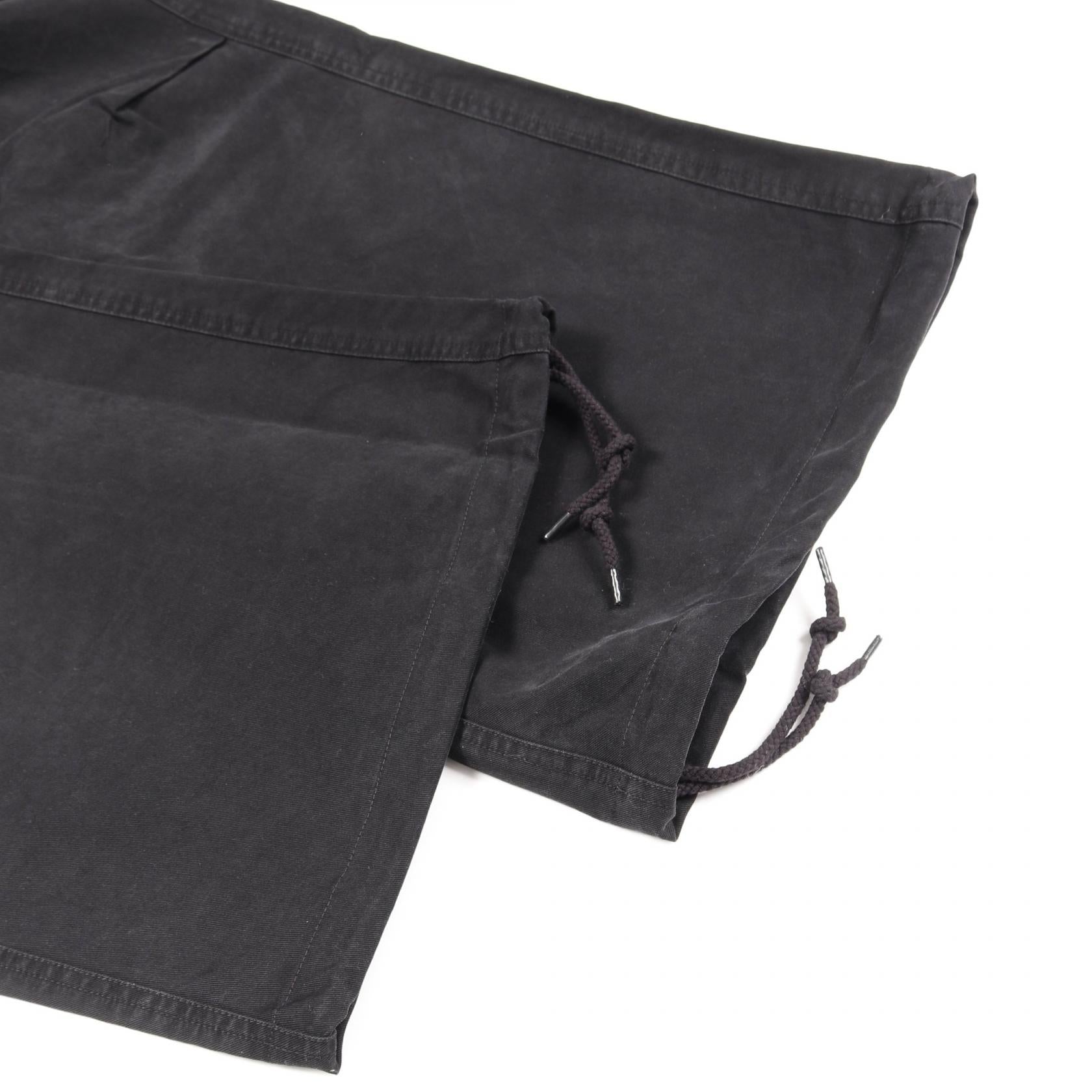 BARREN CARGO カーゴパンツ コットン ブラック USED加工 エンタイアスタジオ ボトムス ENTIRE STUDIOS