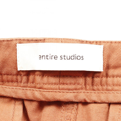 BARREN CARGO カーゴパンツ コットン ブラウン USED加工 エンタイアスタジオ ボトムス ENTIRE STUDIOS