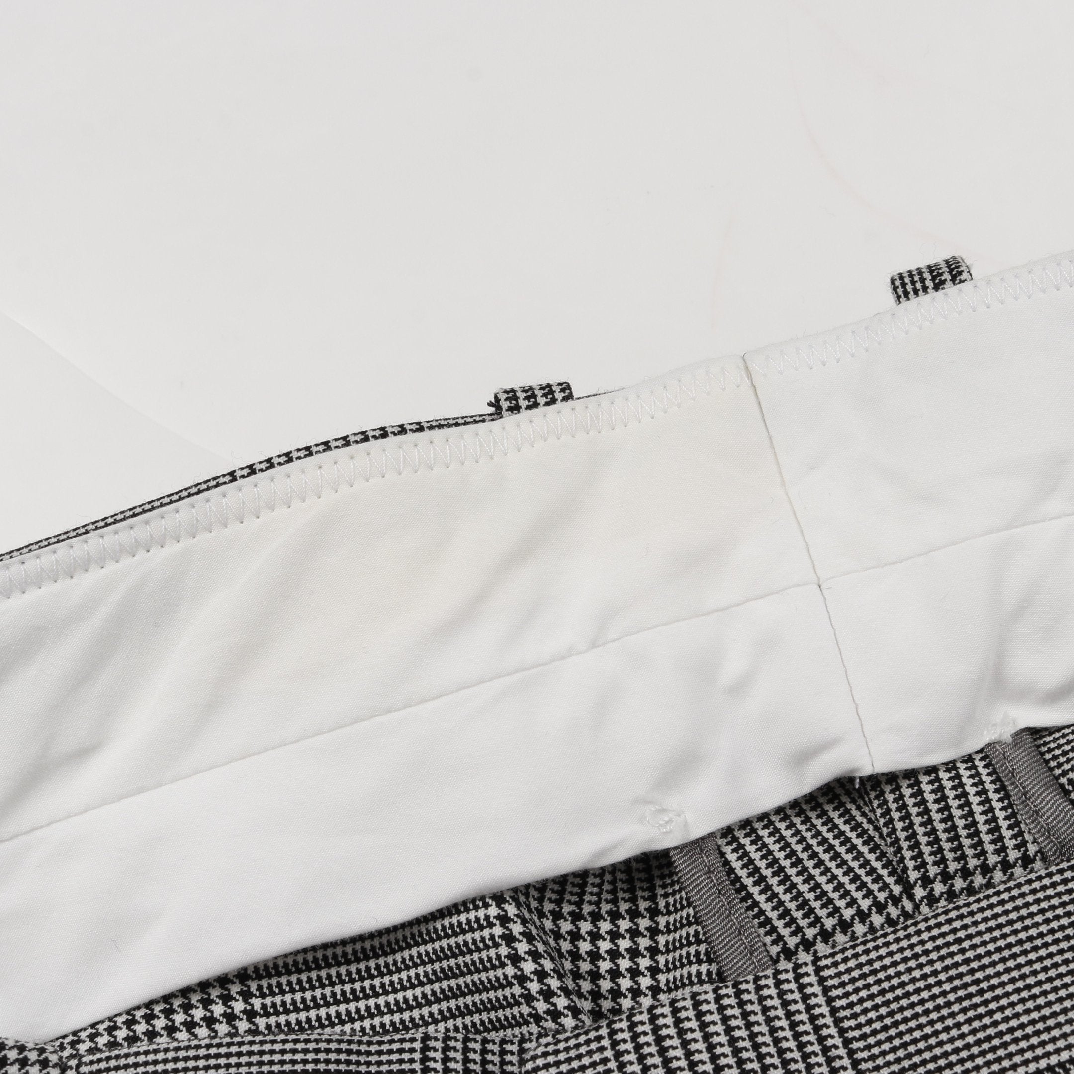 HED MAYNER グレンチェックパンツ ヘビー ウール ギャバジン パンツ グレンチェック ウール グレー