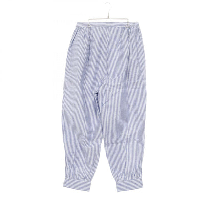 ペーパータッチ オックスフォード パンツ ストライプ コットン ブルー ヘドメイナー ボトムス HED MAYNER