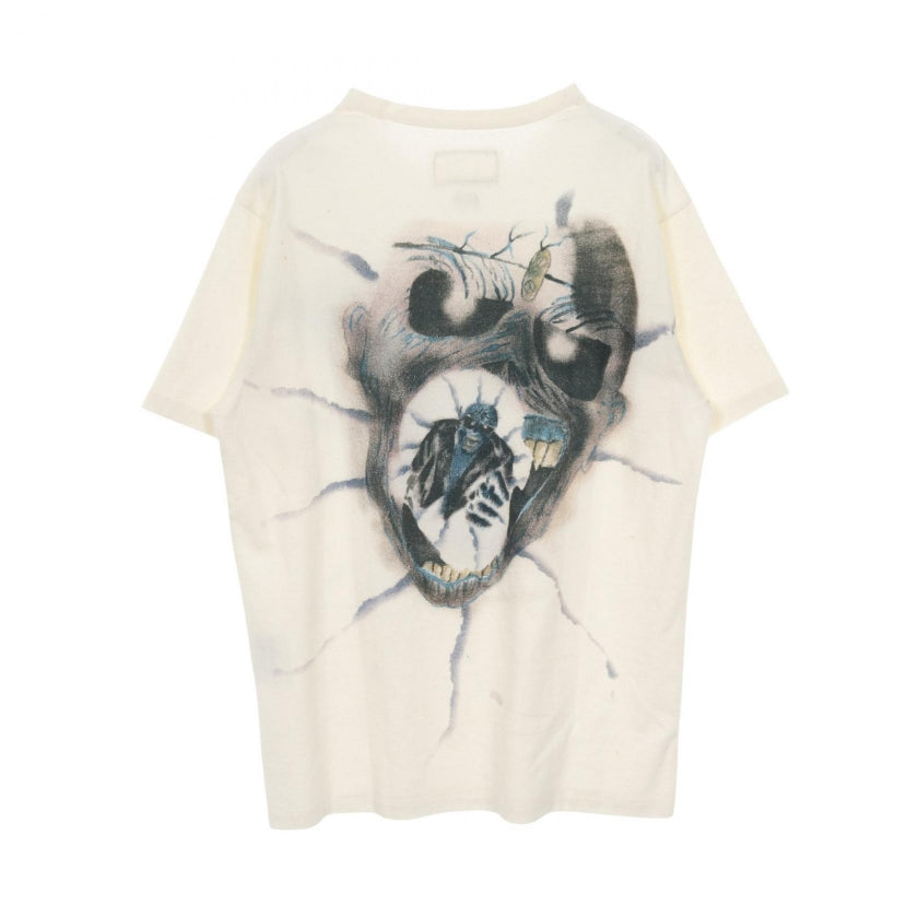 skull Tシャツ コットン アイボリー マルチカラー イーアールエル トップス ERL