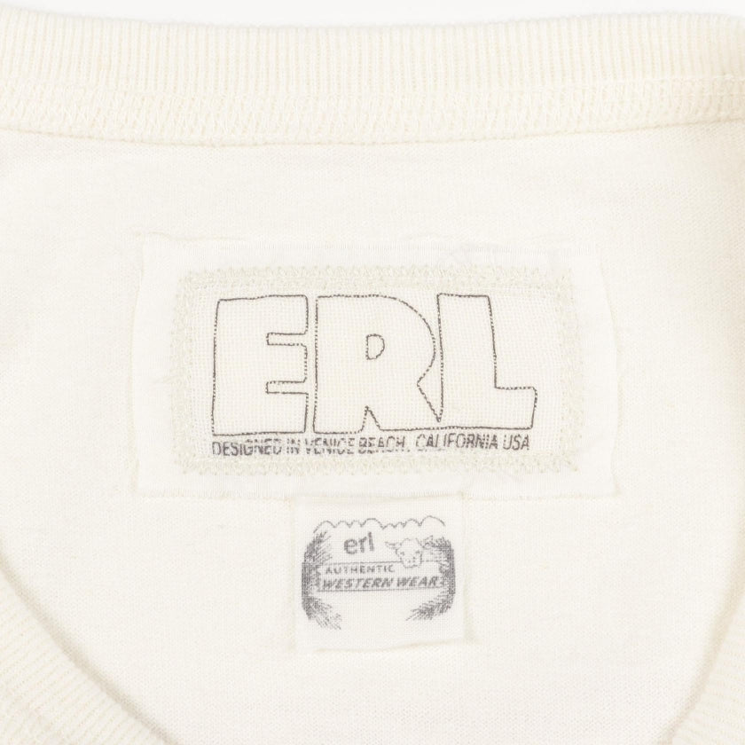 skull Tシャツ コットン アイボリー マルチカラー イーアールエル トップス ERL