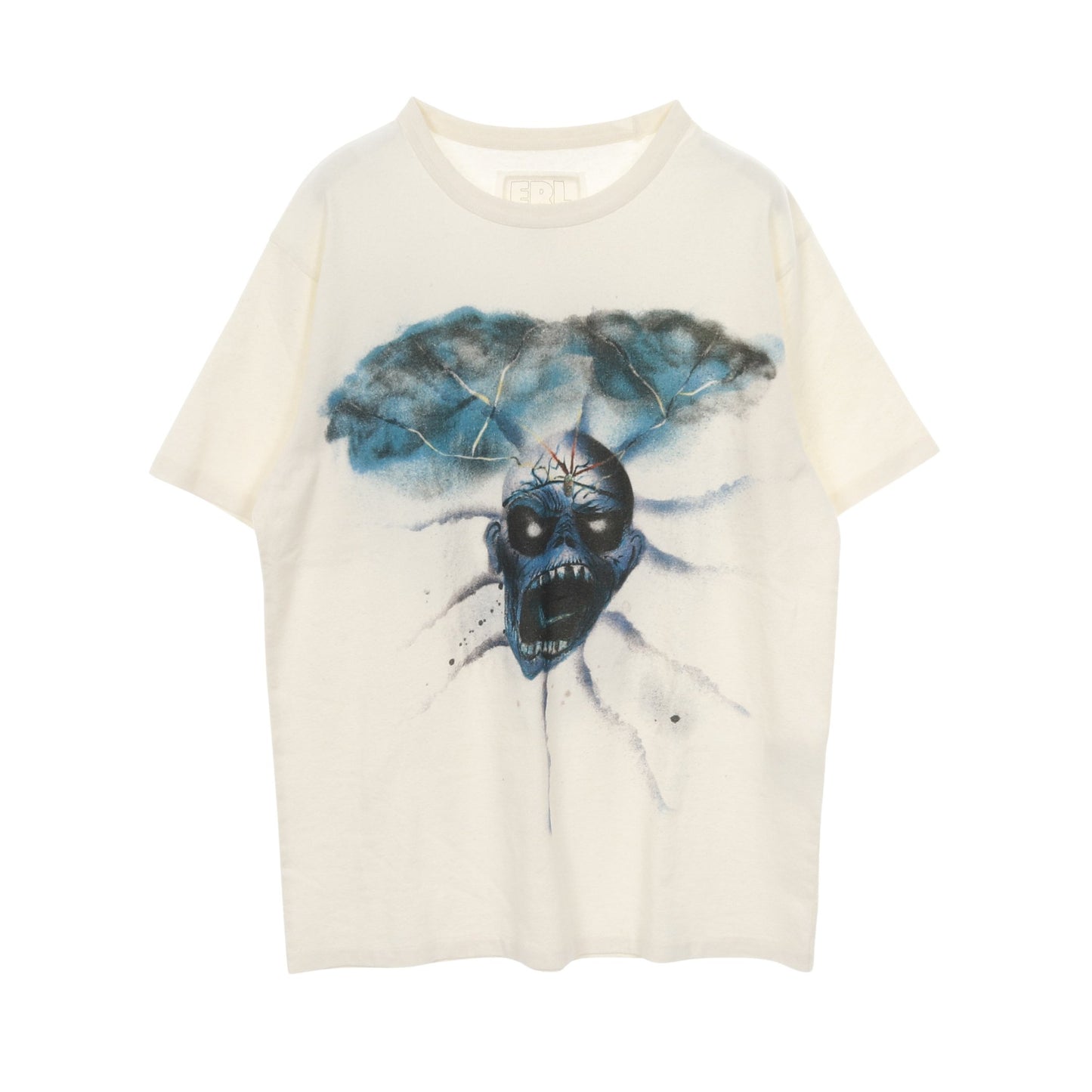 skull Tシャツ コットン アイボリー マルチカラー イーアールエル トップス ERL