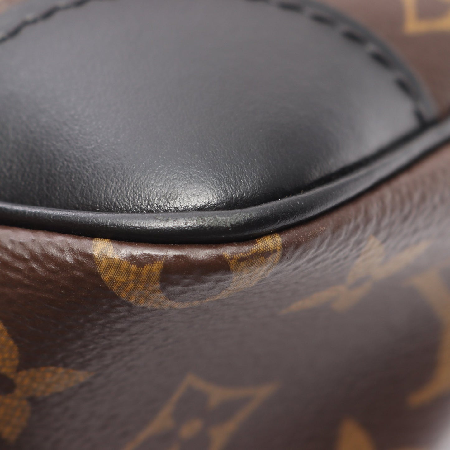 オデオン NM PM モノグラム ノワール ショルダーバッグ PVC レザー ブラウン ブラック ルイヴィトン バッグ LOUIS VUITTON