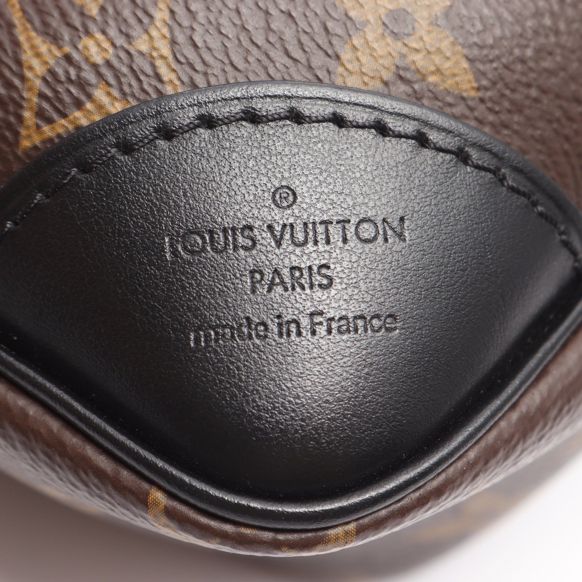 オデオン NM PM モノグラム ノワール ショルダーバッグ PVC レザー ブラウン ブラック ルイヴィトン バッグ LOUIS VUITTON