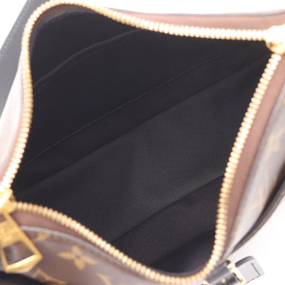 オデオン NM PM モノグラム ノワール ショルダーバッグ PVC レザー ブラウン ブラック ルイヴィトン バッグ LOUIS VUITTON